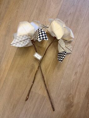Mackenzie-Childs Courtly Check Stem Pair